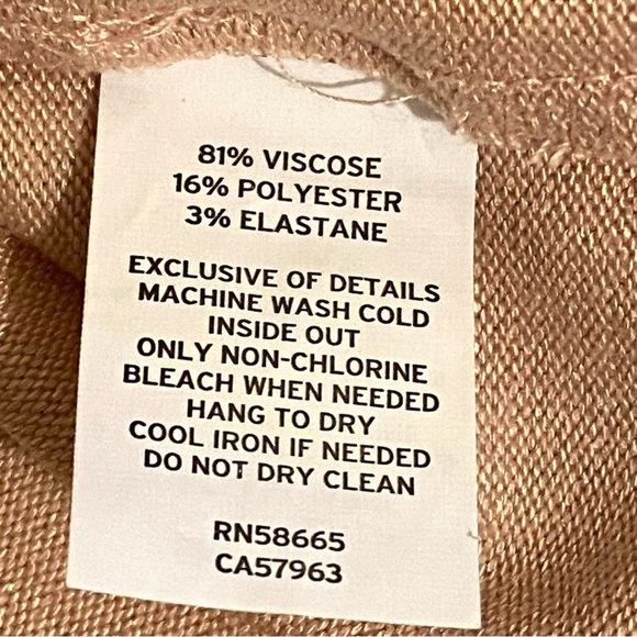 Caslon Pink Boho Knit Sweater Women's Size Small Long Sleeve V Neck Casual - Picture 6 of 8